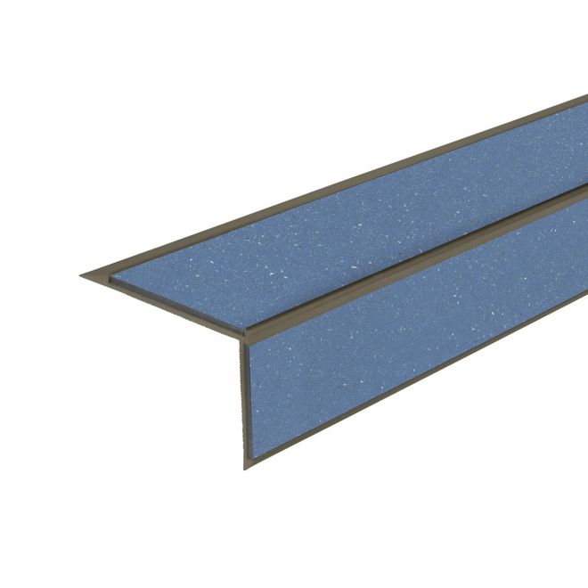ALH2 PVC R11 elox C-33 Treppenkanten aus Aluminium